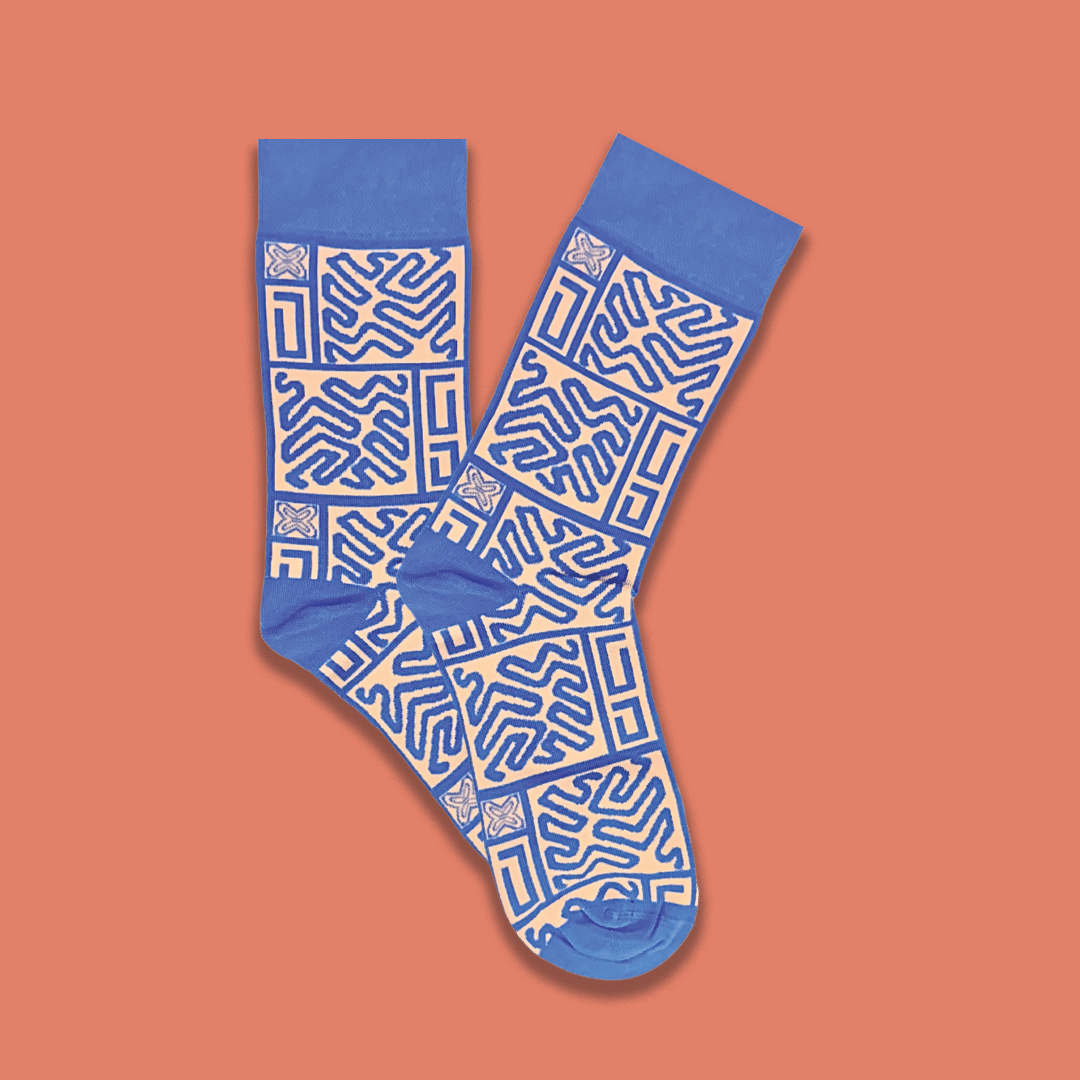 Afropop socks. Patterns inspired by African Heritage. Gifts for Book lover, bookworms, readers and bibliophiles. In support of black history month.