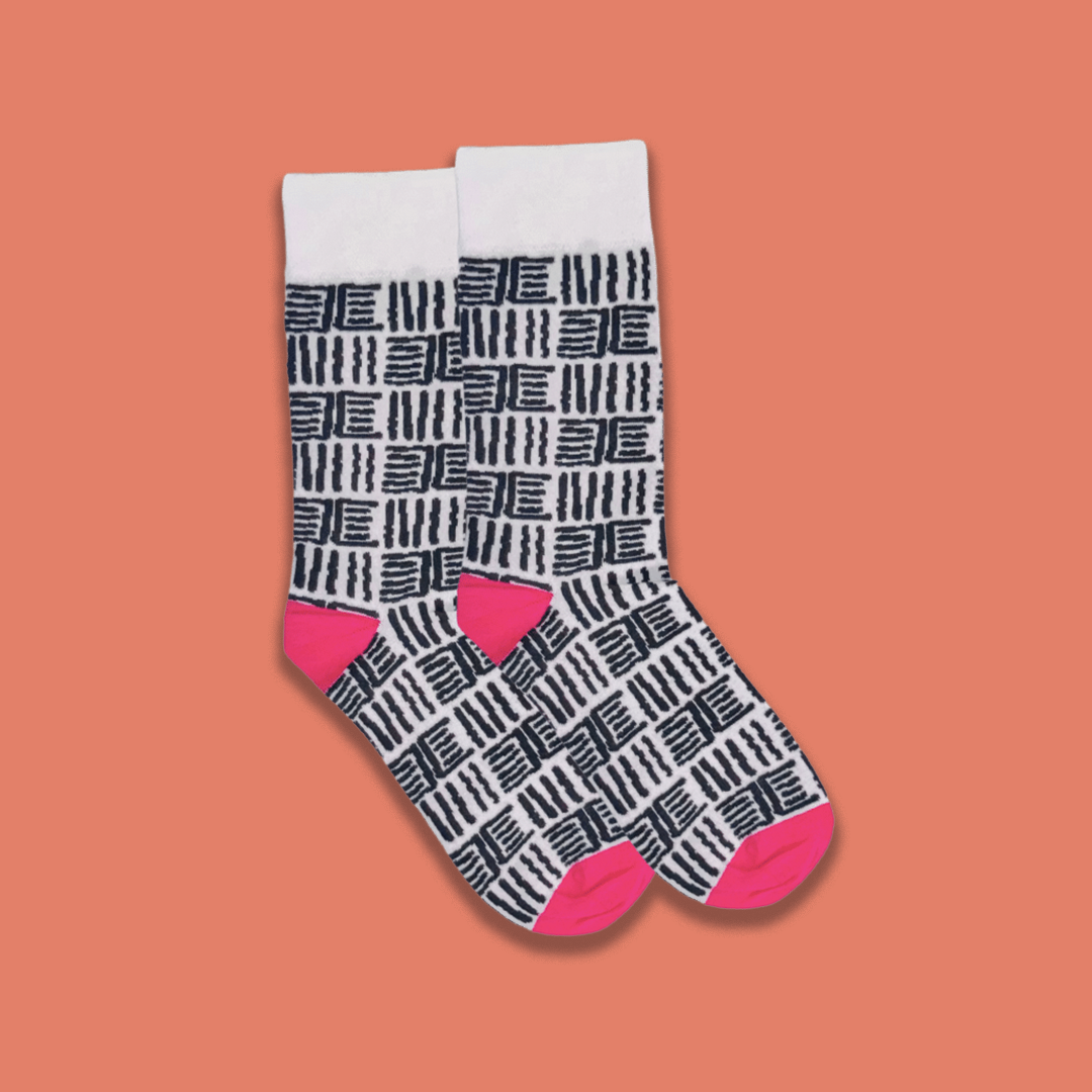 Afropop socks. Patterns inspired by African Heritage. Gifts for Book lover, bookworms, readers and bibliophiles. In support of black history month.