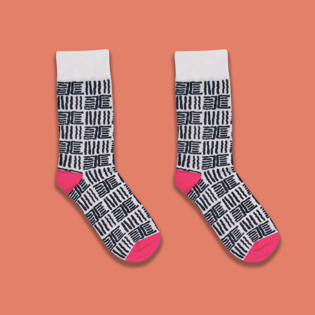 Afropop socks. Patterns inspired by African Heritage. Gifts for Book lover, bookworms, readers and bibliophiles. In support of black history month.