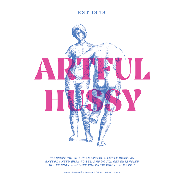 Artful Hussy - National Theatre Brontë Merch T-shirt