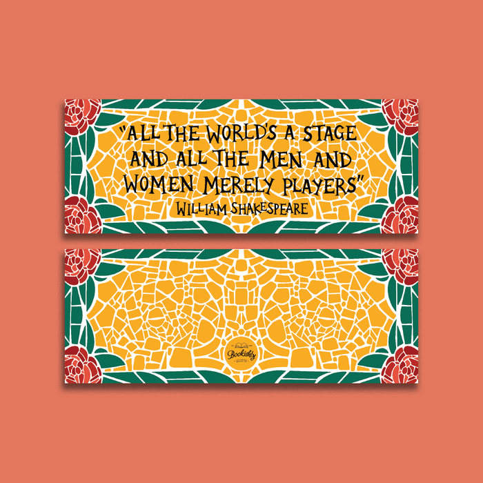 "All the World's a Stage" William Shakespeare Bookmark