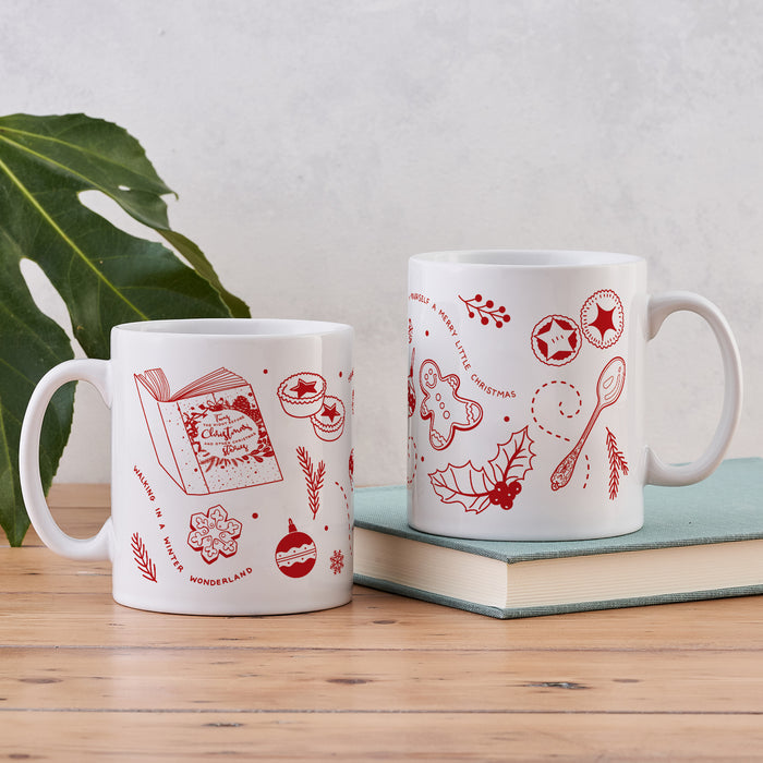 Booklover's Christmas Mug