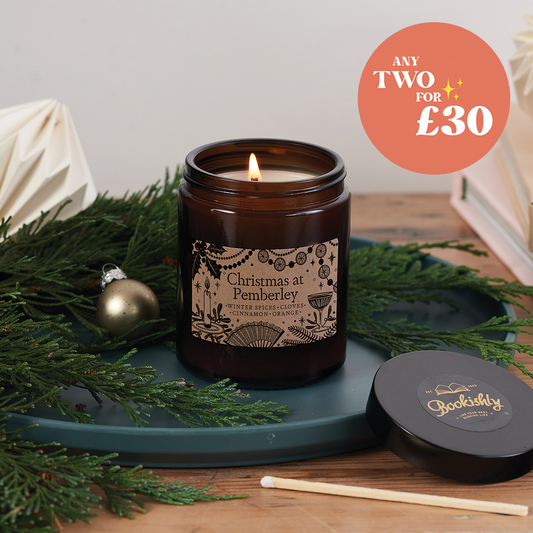 Christmas at Pemberley | Book Lover Austen Candle | 50 Hour Burn Time