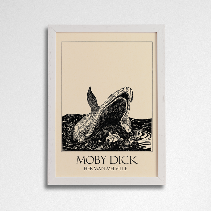 Moby Dick - Classic Literature Art Print