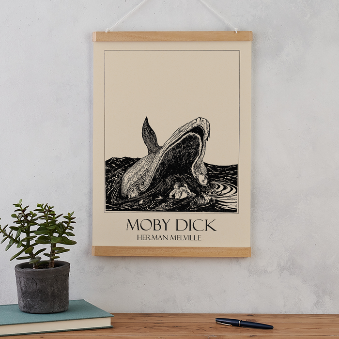 Moby Dick - Classic Literature Art Print