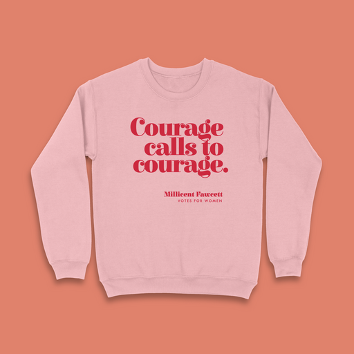 Feminist Clothing “Courage Calls To Courage” Votes For Women Sweatshirt