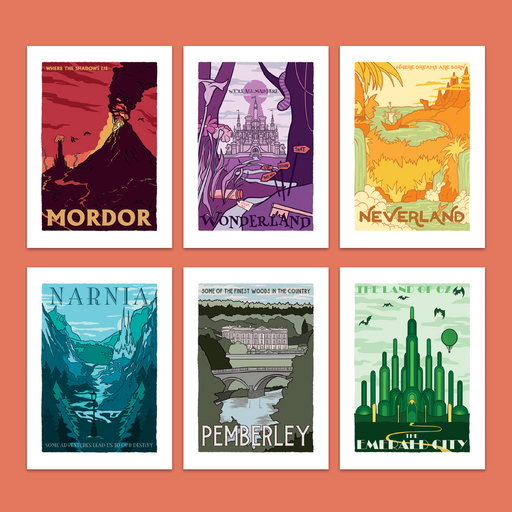 Fictional Travel Destinations. Bookish Locations. Fantasy Locations. Fantasy lover. Vinyl Laptop Sticker. Classroom Accessories. Library Accessories.