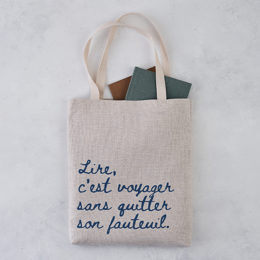 French - Reading is travelling - Bookish Tote Bag