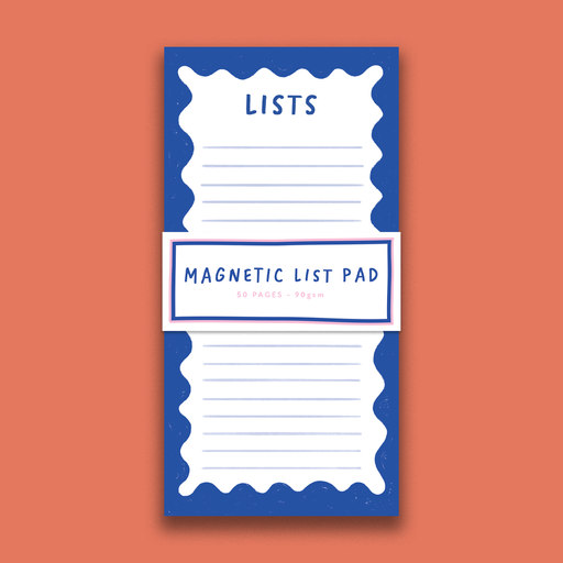 Blue Magnetic List Pad