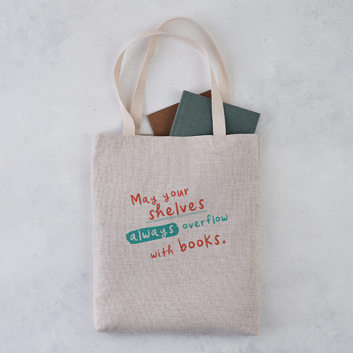 May your Shelves overflow - A Readers Journal Merch