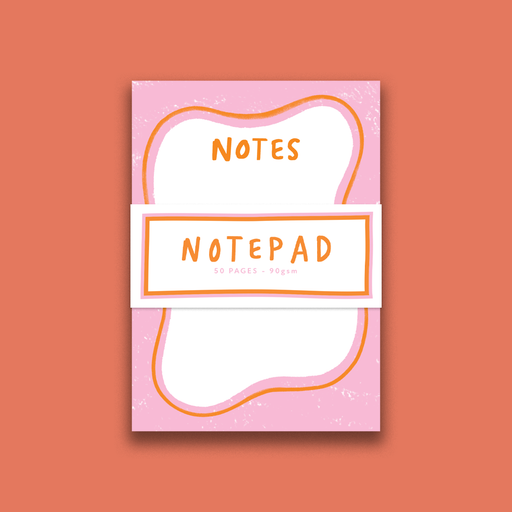 Pink Asymmetric Note Pad