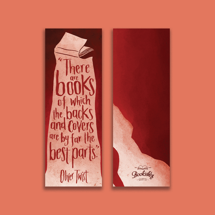 Set of Two Charles Dickens Quote Bookmarks