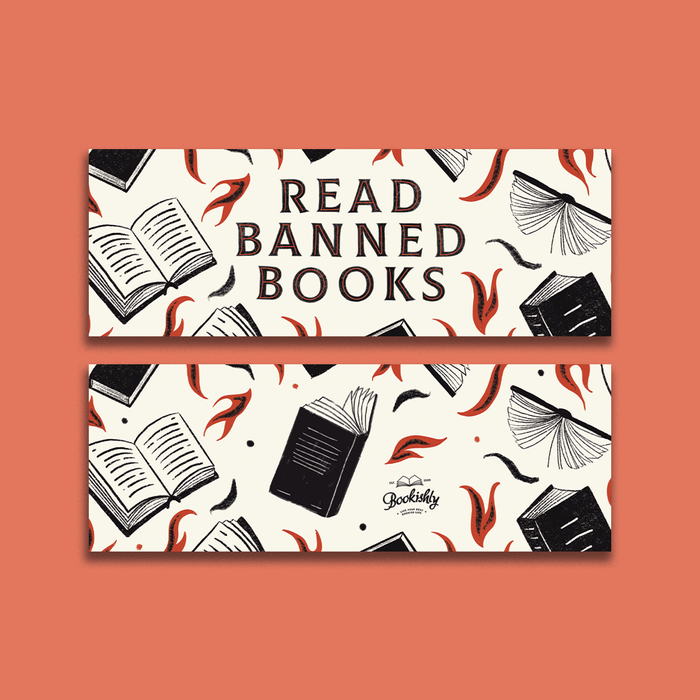 Read Banned Books Bookmark. Teaching gifting. Thank you teacher. Gifts for teachers. End of term teacher gift. Bookmark for teacher. Cheap teacher gift. Gifts under 5. Support teachers. Classic Literature. Reading Gifts. Bookish Gift. Bookish Present. Bookmark design. Bookmark for sale. Books. Bookstagram. Booktok.