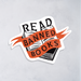 Read Banned Books. Premium large die cut sticker. Stickers for book lovers. The perfect gift for book lovers, bookworms, readers and bibliophiles. Bookish Stationery stickers. Sticker Bundle.