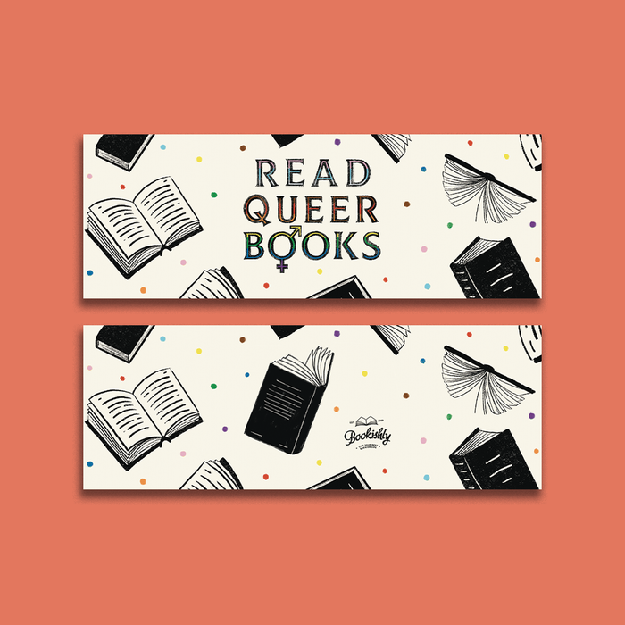 "Read Queer Books" Bookmark