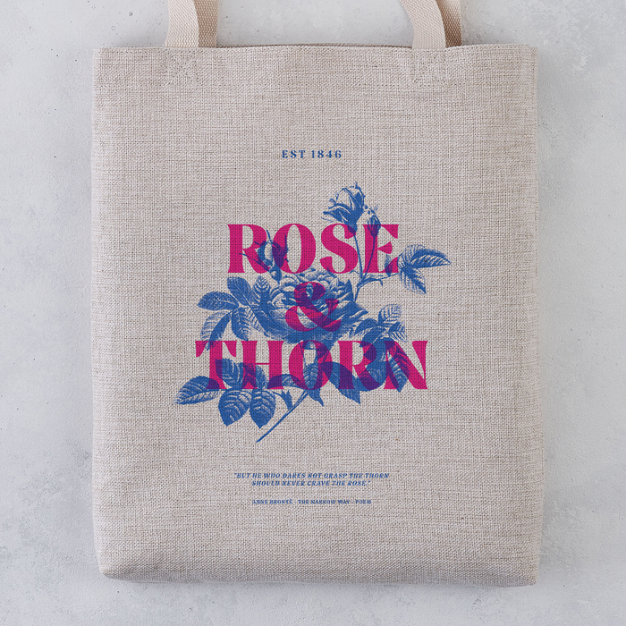 Rose and Thorn - National Theatre Brontë Merch Tote Bag