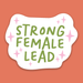 Strong Female Lead. Confident women. Book characters.  Premium large die cut sticker. Stickers for book lovers. The perfect gift for book lovers, bookworms, readers and bibliophiles. Bookish Stationery stickers. Sticker Bundle.