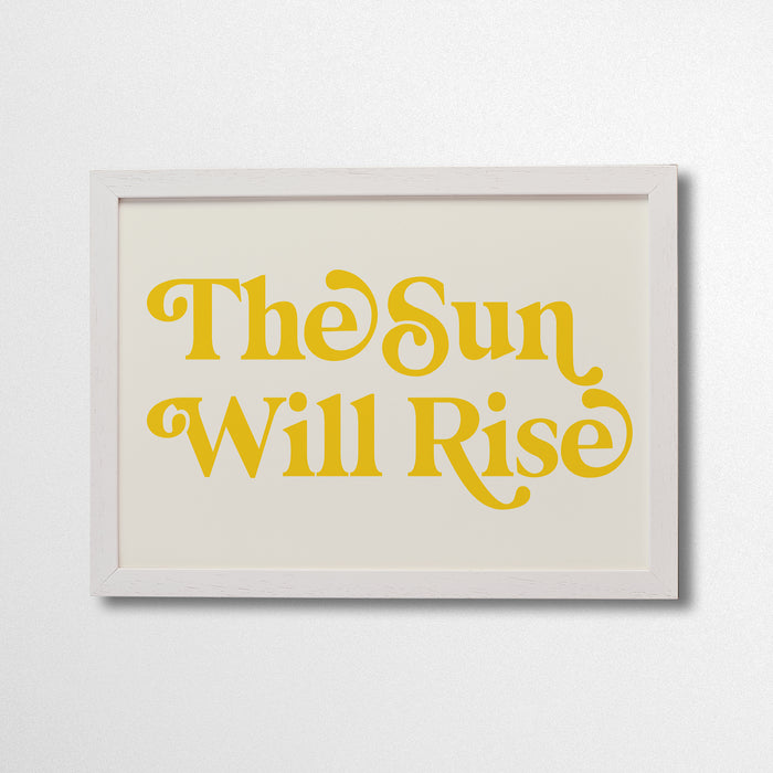 Les Miserables The Sun Will Rise Retro Wall Art