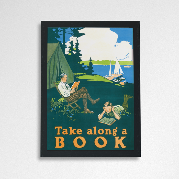 Take Along a Book Poster Print