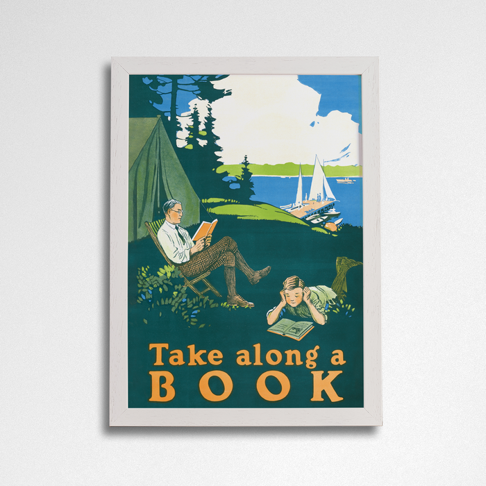 Take Along a Book Poster Print