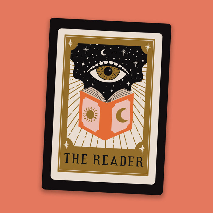 Reader Tarot Card - Halloween Premium Die Cut Sticker