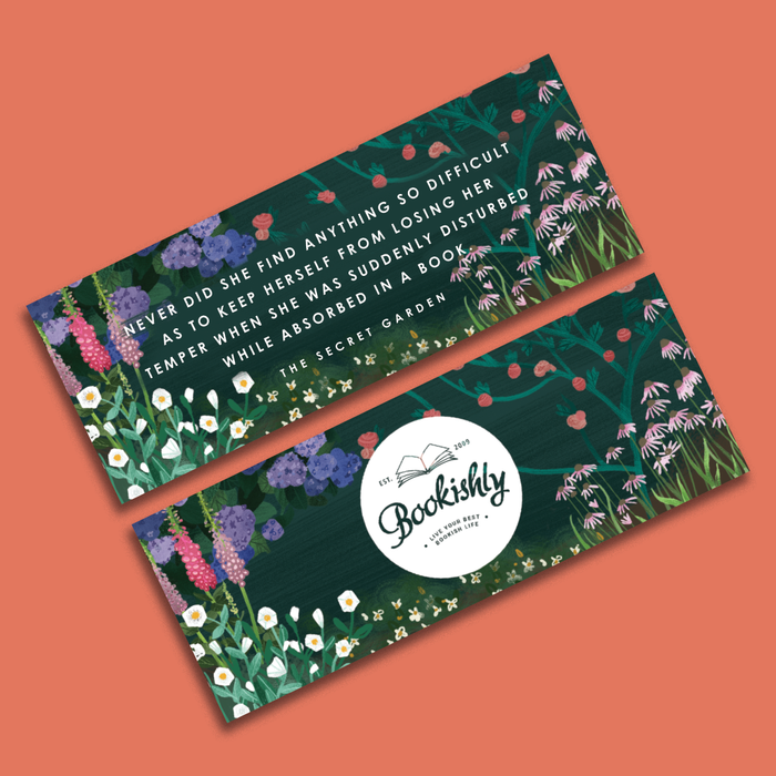 The Secret Garden "Absorbed in a Book" Bookmark