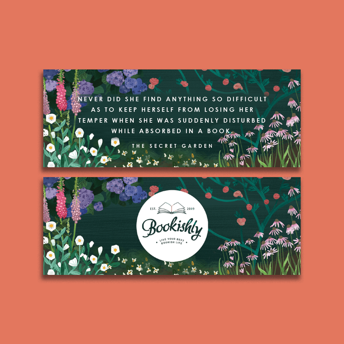 The Secret Garden "Absorbed in a Book" Bookmark