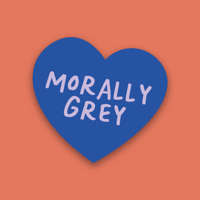 Morally Grey. Book characters. Premium large die cut sticker. Stickers for book lovers. The perfect gift for book lovers, bookworms, readers and bibliophiles. Bookish Stationery stickers. Sticker Bundle.