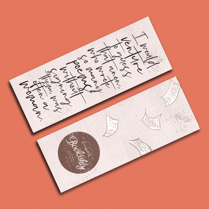 Virginia Woolf “Venture To Guess“ Bookmark