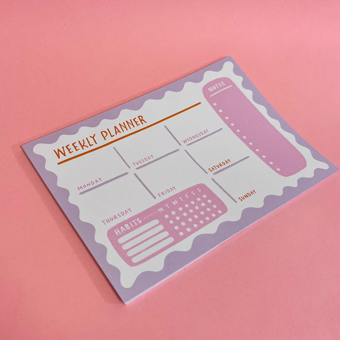 A4 Colourful Organisation Desk Pad