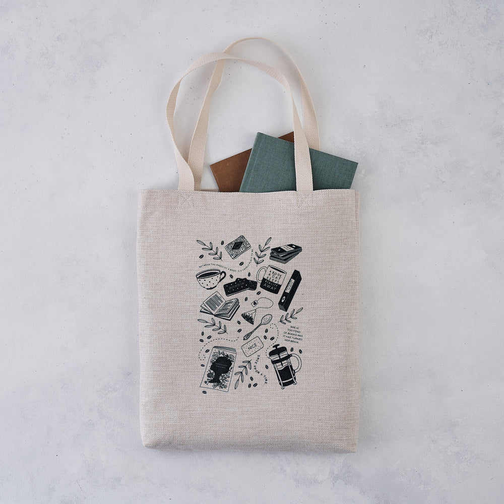 Book Lover's Favourite Things Tote Bag — Bookishly