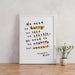 Virginia Woolf 'No need to hurry' Encouraging Art Print