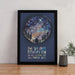 Romantic Personalised Star Map Print - Silhouette Designs